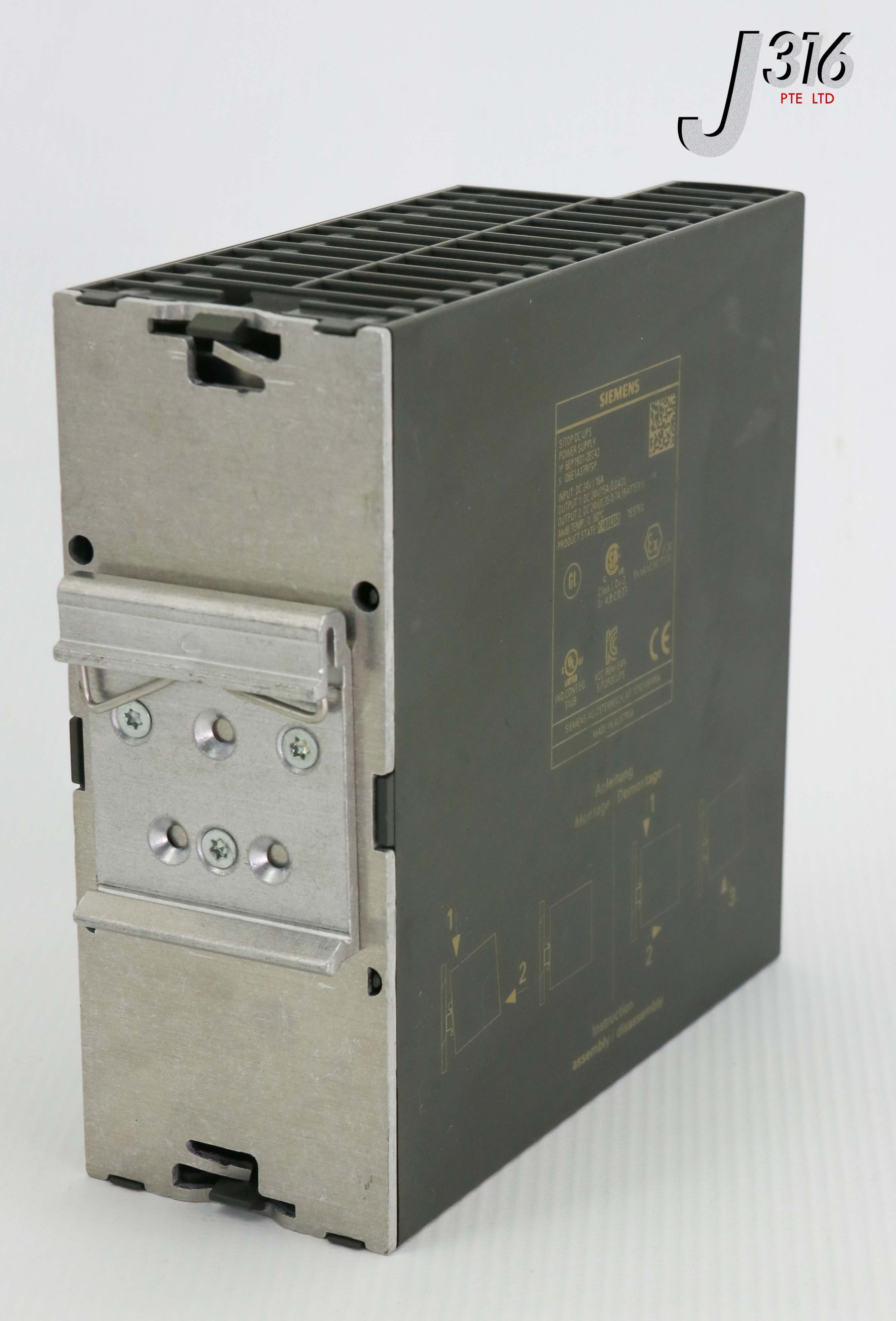 25413 SIEMENS SITOP DC-USV-MODUL 15 UPS POWER SUPPLY 6EP1931-2EC42